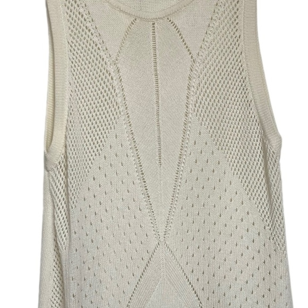 cabi Ivory Tennis Sweater (M) - Picture 8 of 8